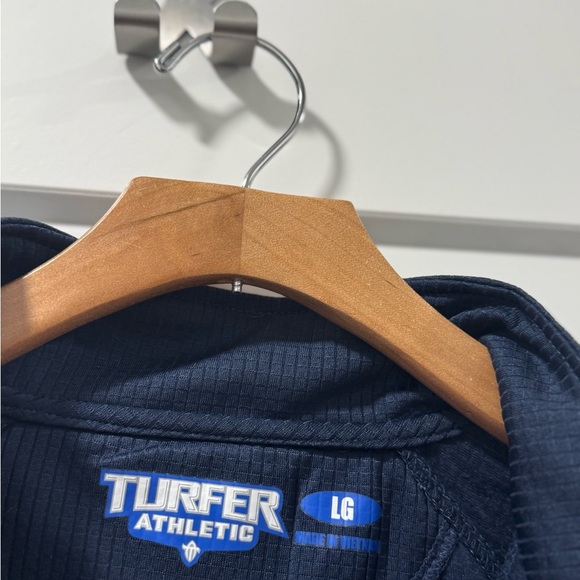 Turfer Virgina 1/4 zip jacket navy size large - Picture 3 of 6